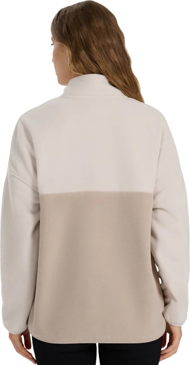 duks fleece për femra 4F, bezhë