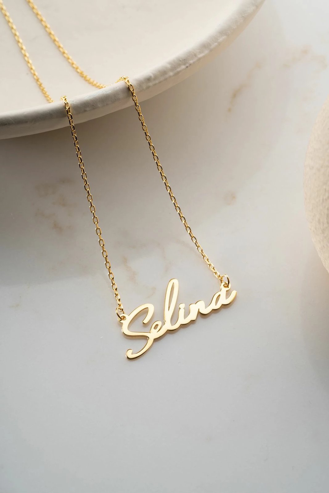 Varëse argjendi e personalizuar, ngjyrë ari, Jumeon, SİLVANOJEWELRY125