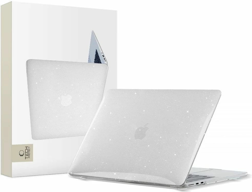 Mbështjellës Tech-Protect SmartShell për MacBook Air 13" M2/M3, Transparent me shkëlqim