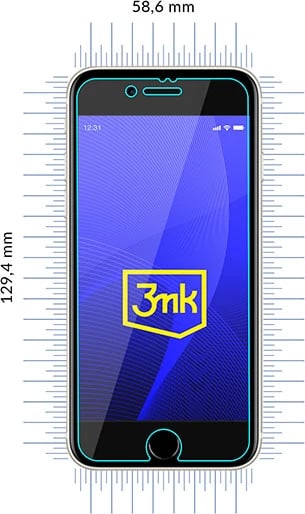 Mbrojtës ekrani 3mk FlexibleGlass për iPhone SE 2022/SE 2020/8/7