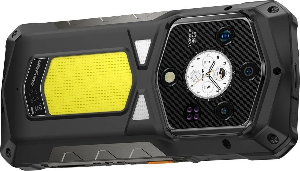 Celular Ulefone Armor 29 Pro 5G, 16GB/512GB, ekran 6.67" AMOLED 120Hz, bateri 21200 mAh, IP68/IP69K MIL-STD-810H, Android 15, e zezë