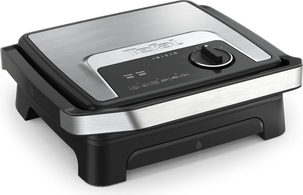 Grill elektrik Tefal Inicio Adjust GC272D10, çelik inoks
