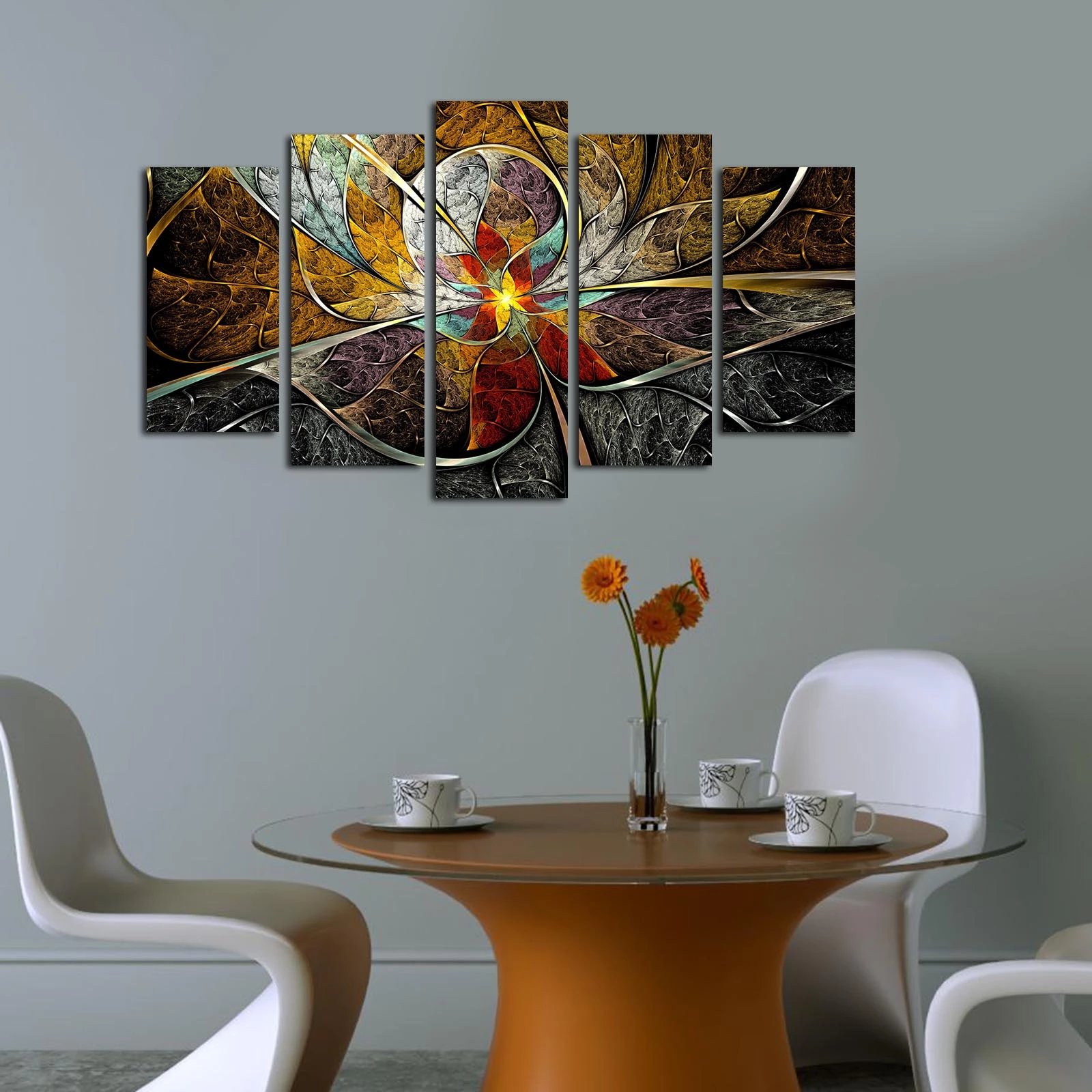 Pikturë dekorative MDF, 5 pjesë, Wallity, 5ABSMDF-11