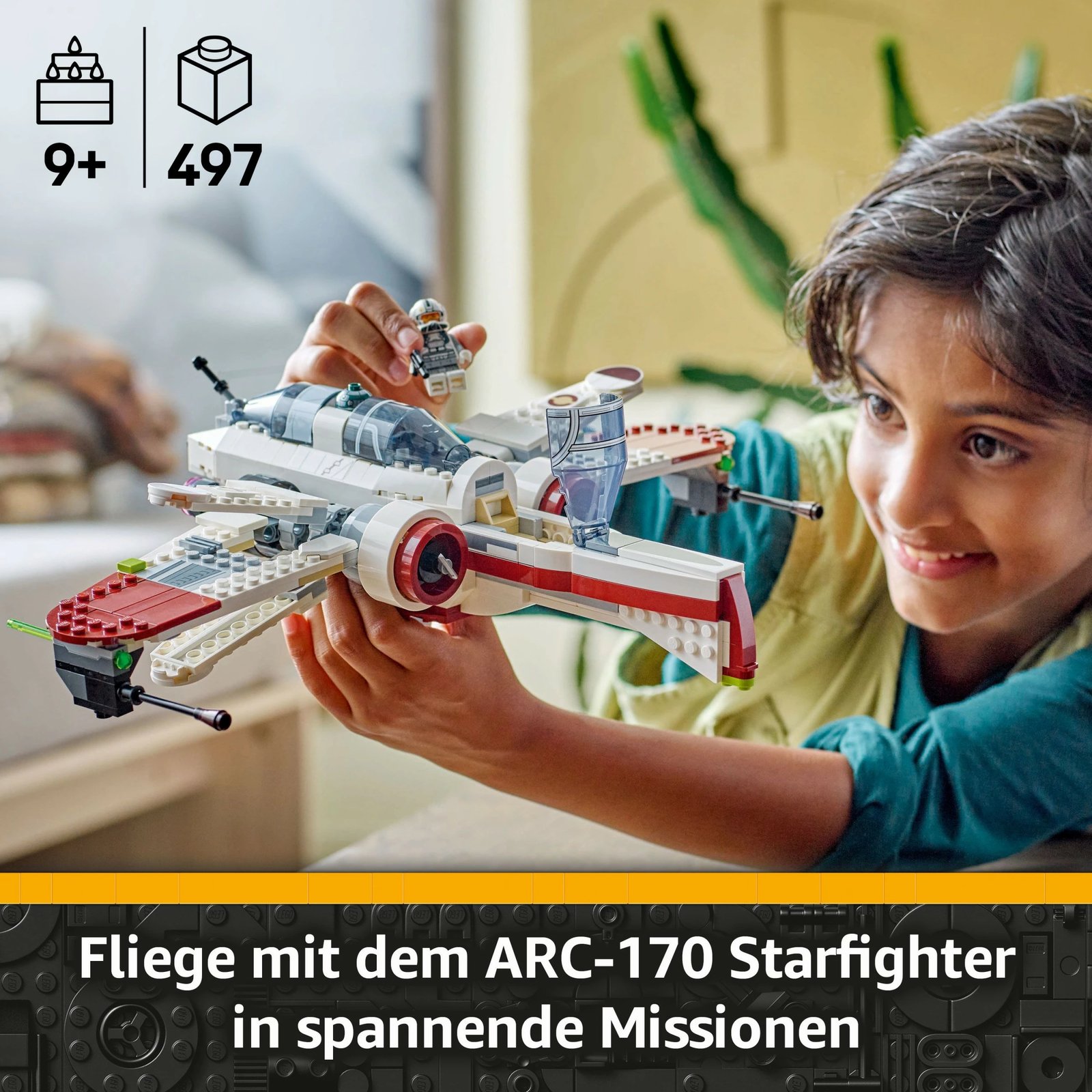 Set ndërtimi LEGO Star Wars ARC-170 Starfighter, shumëngjyrësh Set ndërtimi LEGO Star Wars ARC-170 Starfighter, shumëngjyrësh