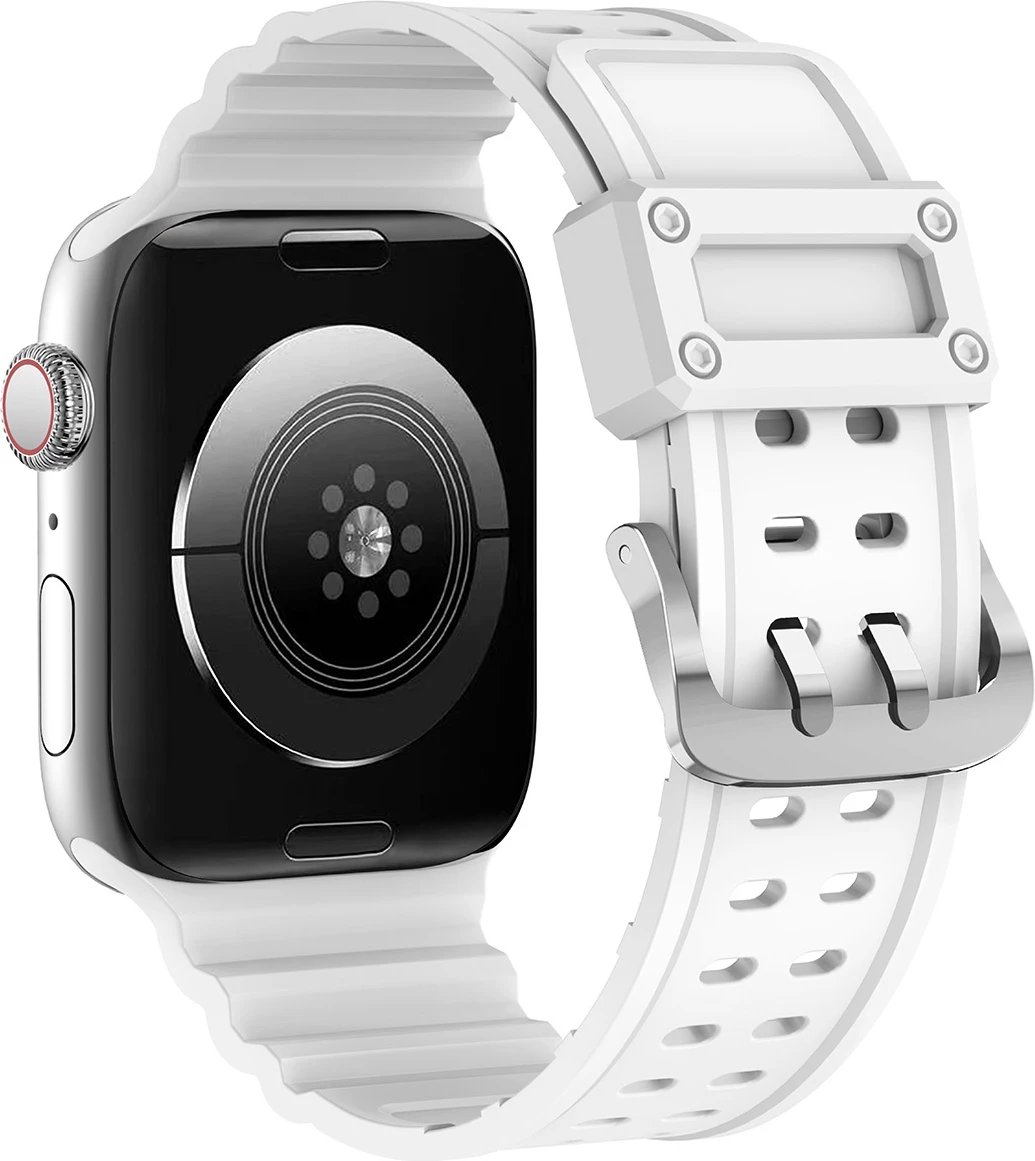 Rrip për Apple Watch Hurtel Strap Triple Protection, 38/40/41mm, i bardhë