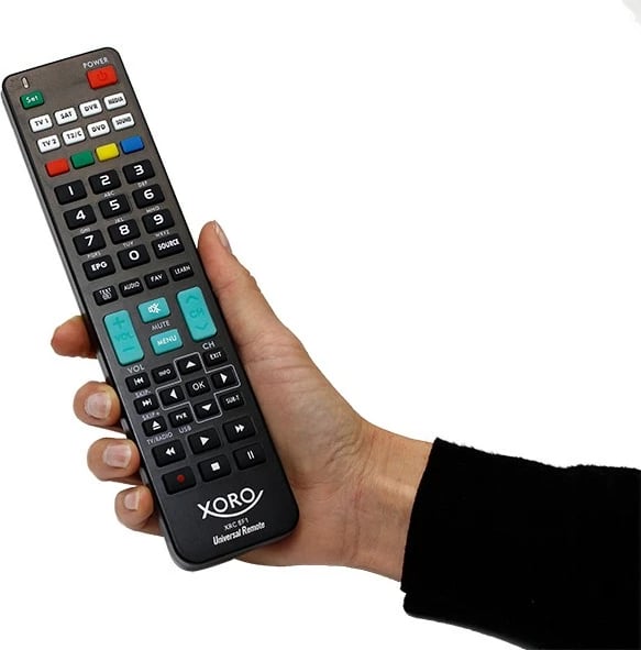 Telekomandë XORO XRC 8F1, RF Wireless, 8 pajisje, e zezë