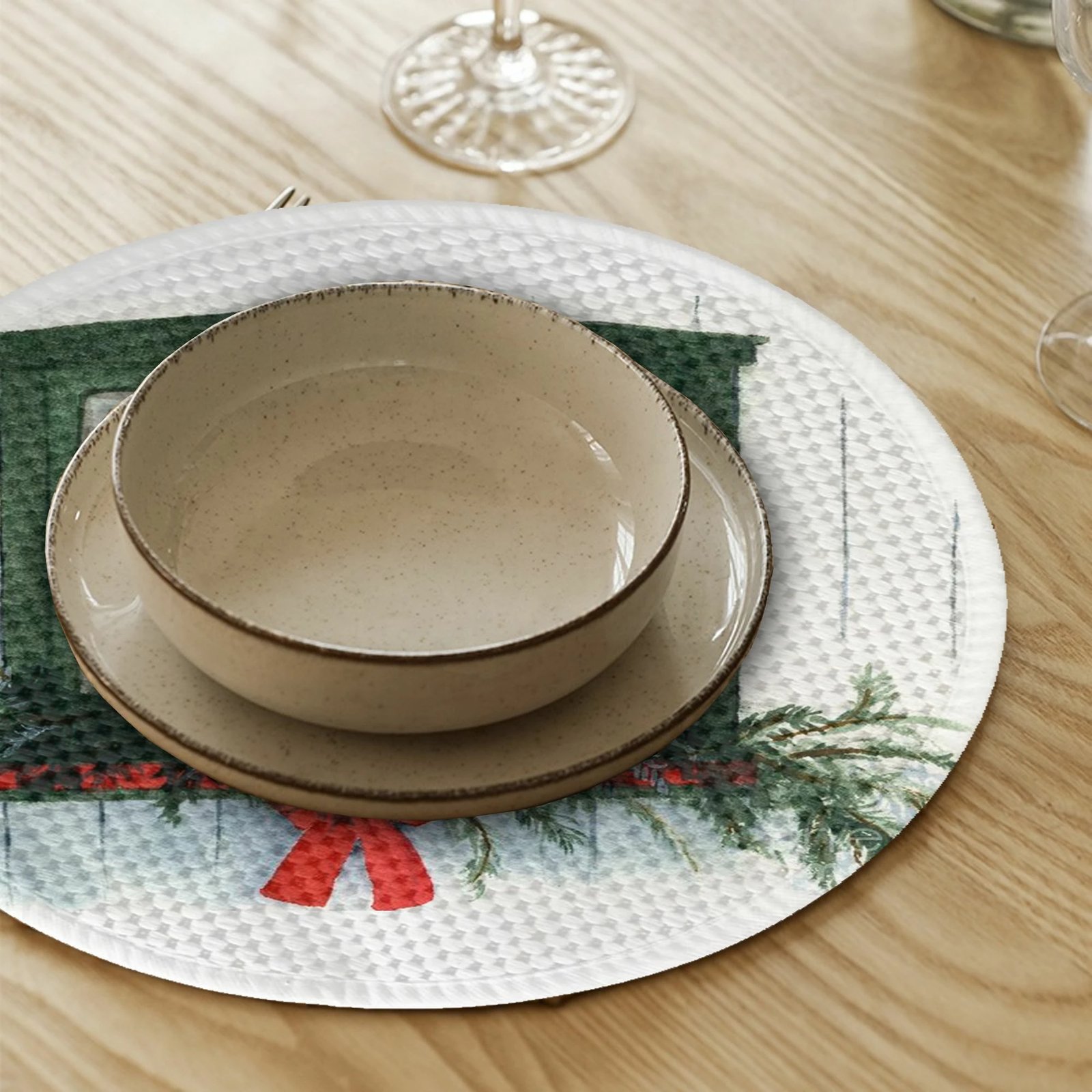 Set nënshtrues tavoline Hermia Concept, 4386Supla, shumëngjyrësh, 4 copë