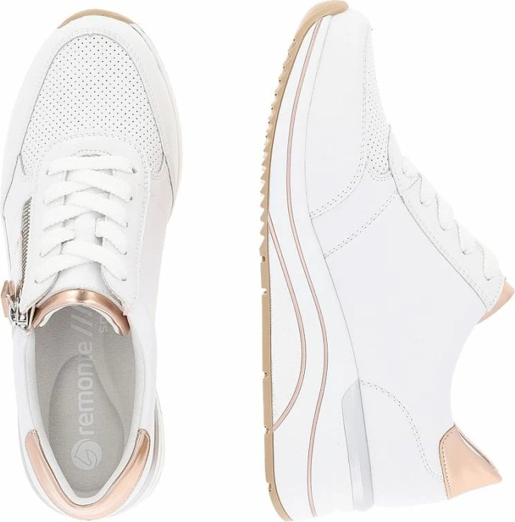 Atlete platforme për femra Rieker, të bardha