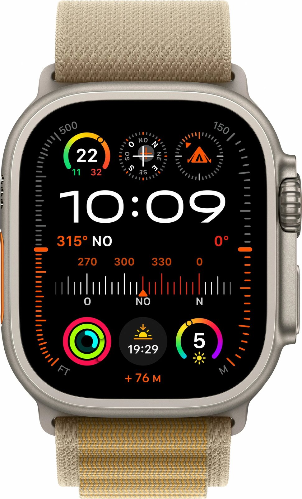 Smartwatch Apple Watch Ultra 2 GPS + Cellular 49mm, 64 GB, Tan