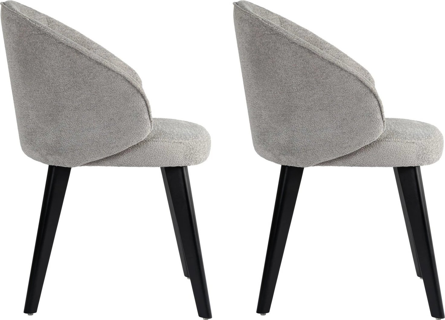 Set karrigesh (2 copë) Skye Decor, Bentley, gri, e zezë