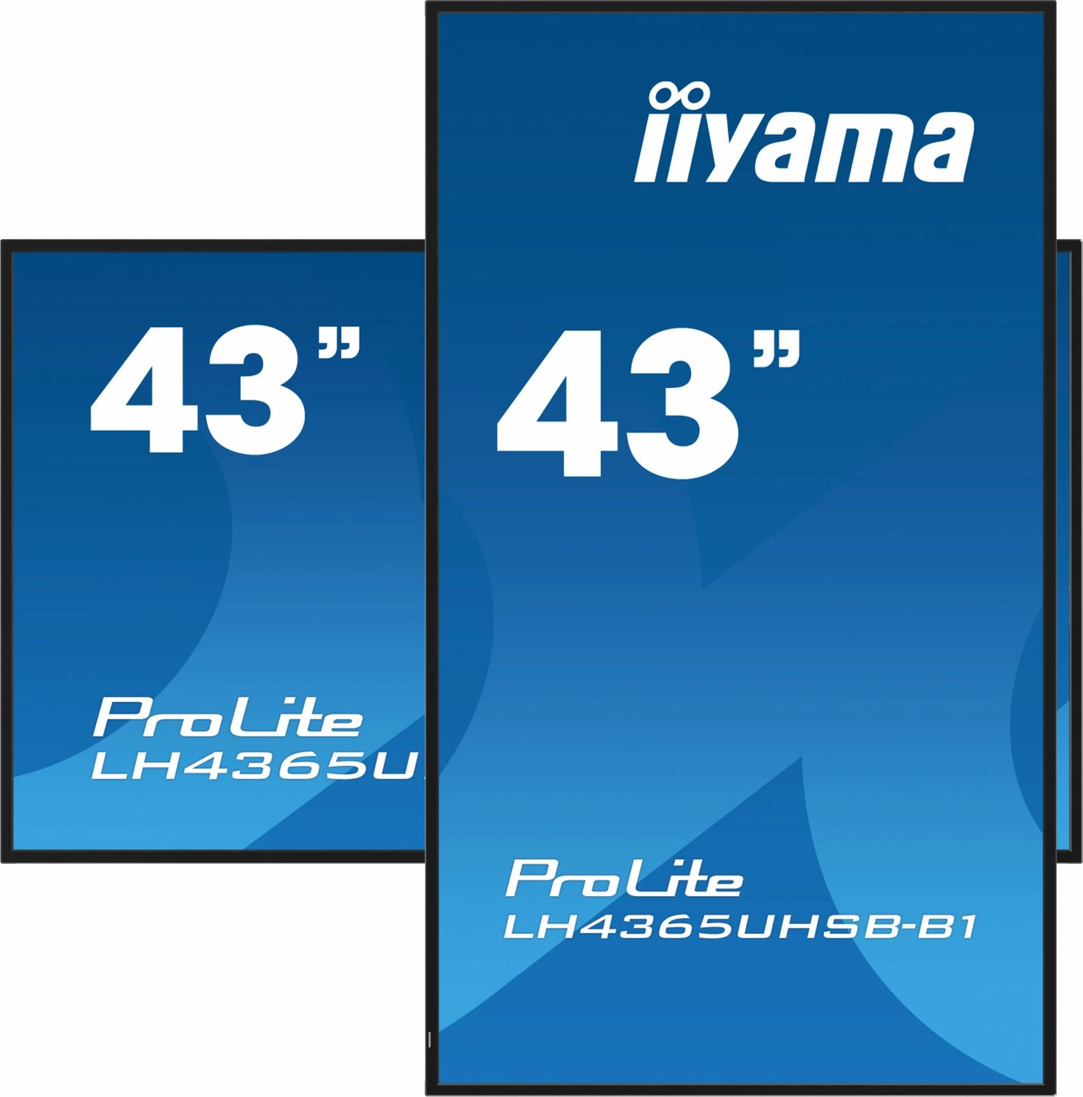 Monitor iiyama ProLite LH4365UHSB-B1, 43 inç, 4K Ultra HD, LED, Wi-Fi, zi