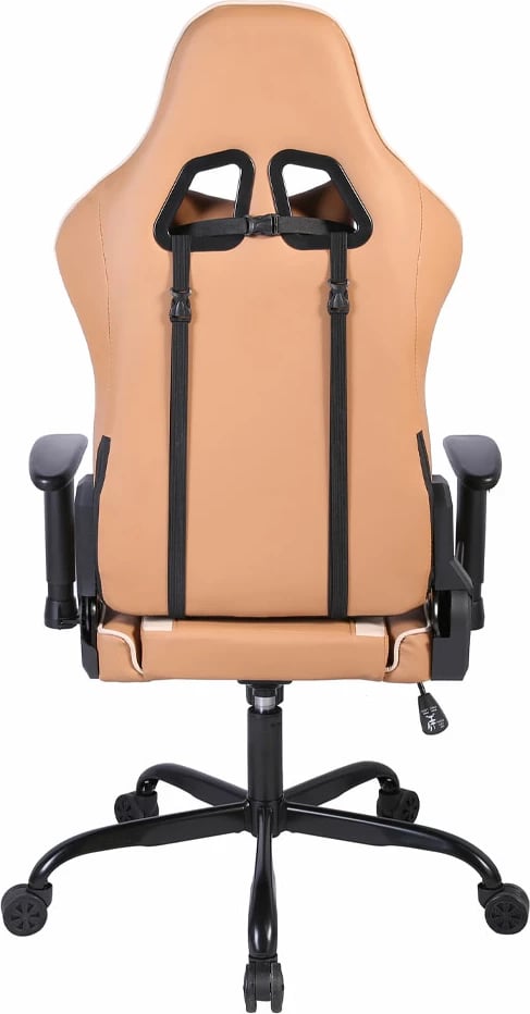 Karrige gaming EXPLOR për zyre, ngjyrë mocca-grez, 50x71x135