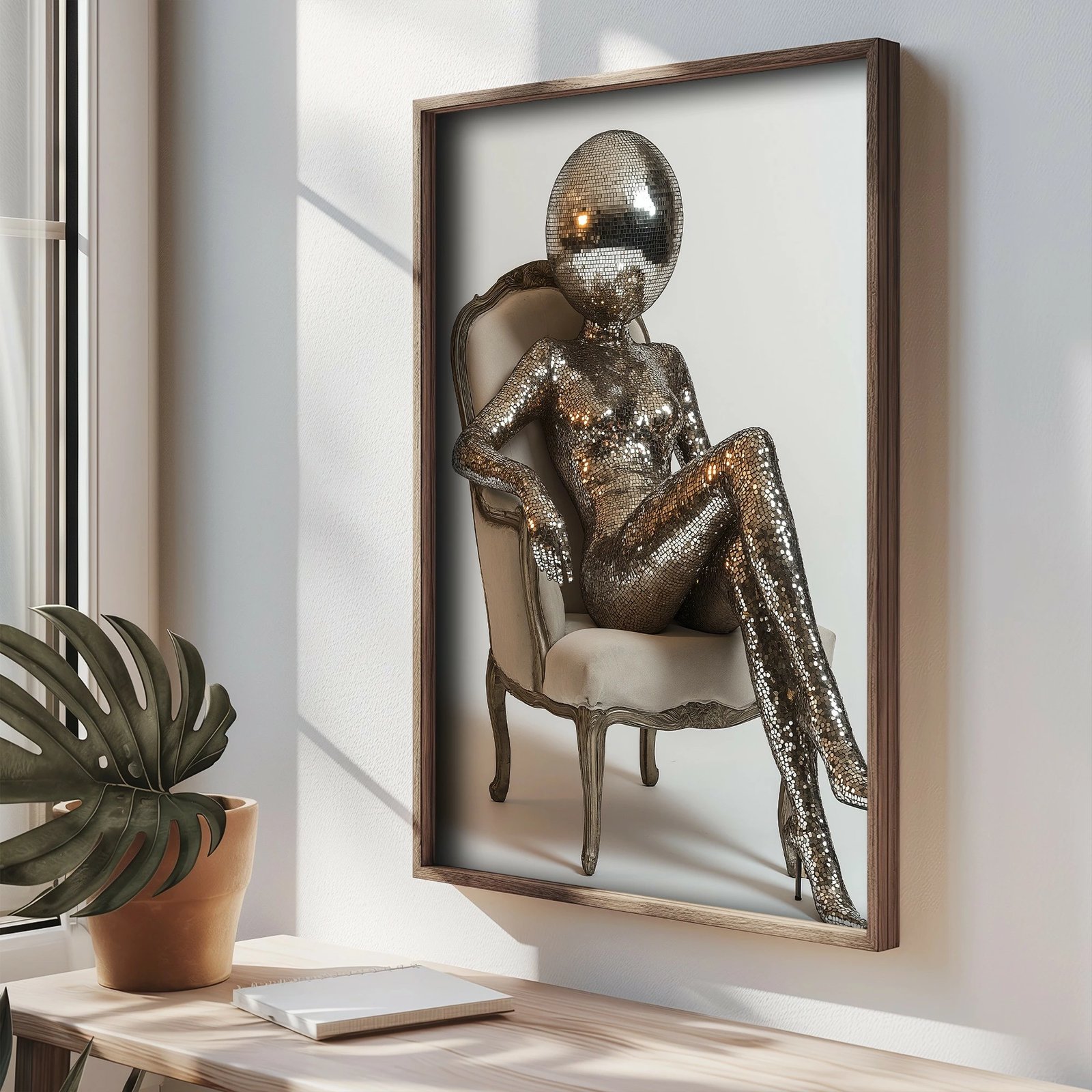 Pikturë dekorative me kornizë, MDF, shumëngjyrëshe, Wallity, TUN073-L, 35x47x2 cm