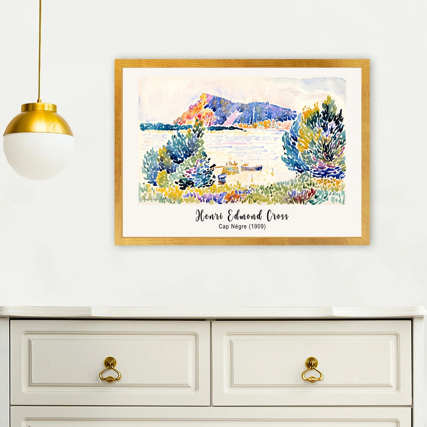 Pikturë dekorative me kornizë, shumëngjyrëshe, Wallity, AC3305923-3545, 35x45cm