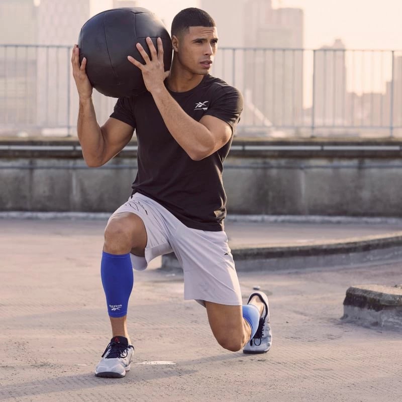 Frotki kompresuese për stërvitje Reebok, blu
