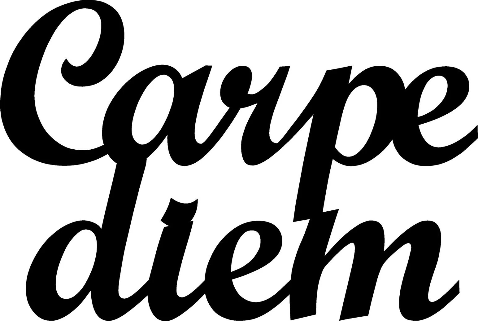 Aksesor dekorativ metalik për mur, Wallity Carpediem 1, ngjyrë e zezë