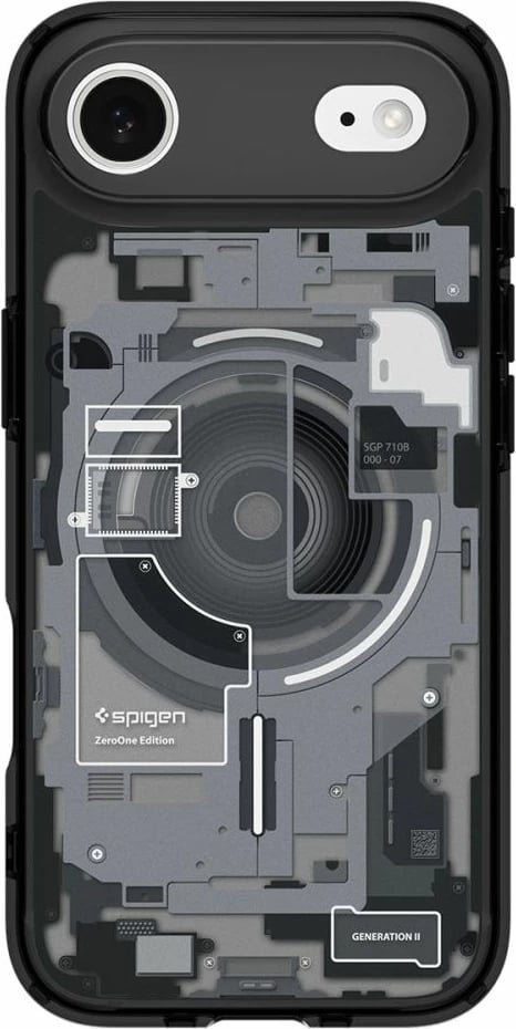 Mbështjellës Spigen Ultra Hybrid MagSafe për iPhone 17 Air, i zi