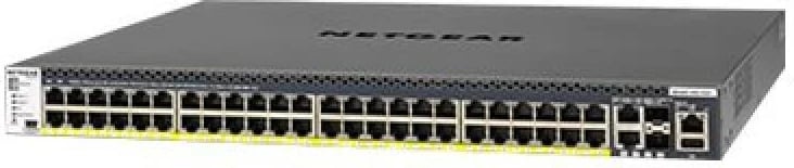 Switch, Netgear, ProSAFE M4300-52G-PoE+ GSM4352PB-100NES, 48 porta PoE+, uplink 10G, i grumbullueshëm