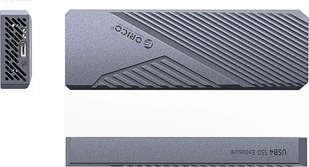 Kasë Orico CNM2-G20 për M.2 NVMe, USB-C 3.2 20Gb/s, Gri