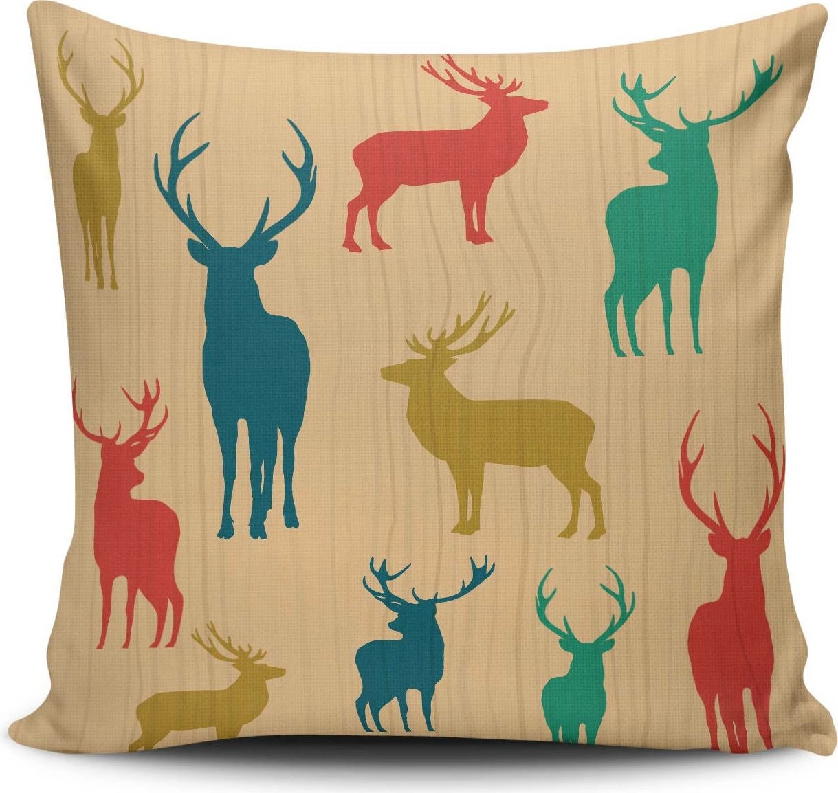 Jastëk dekorativ Evila Originals, shumëngjyrësh, NOELKRLNT-19, 43x43cm