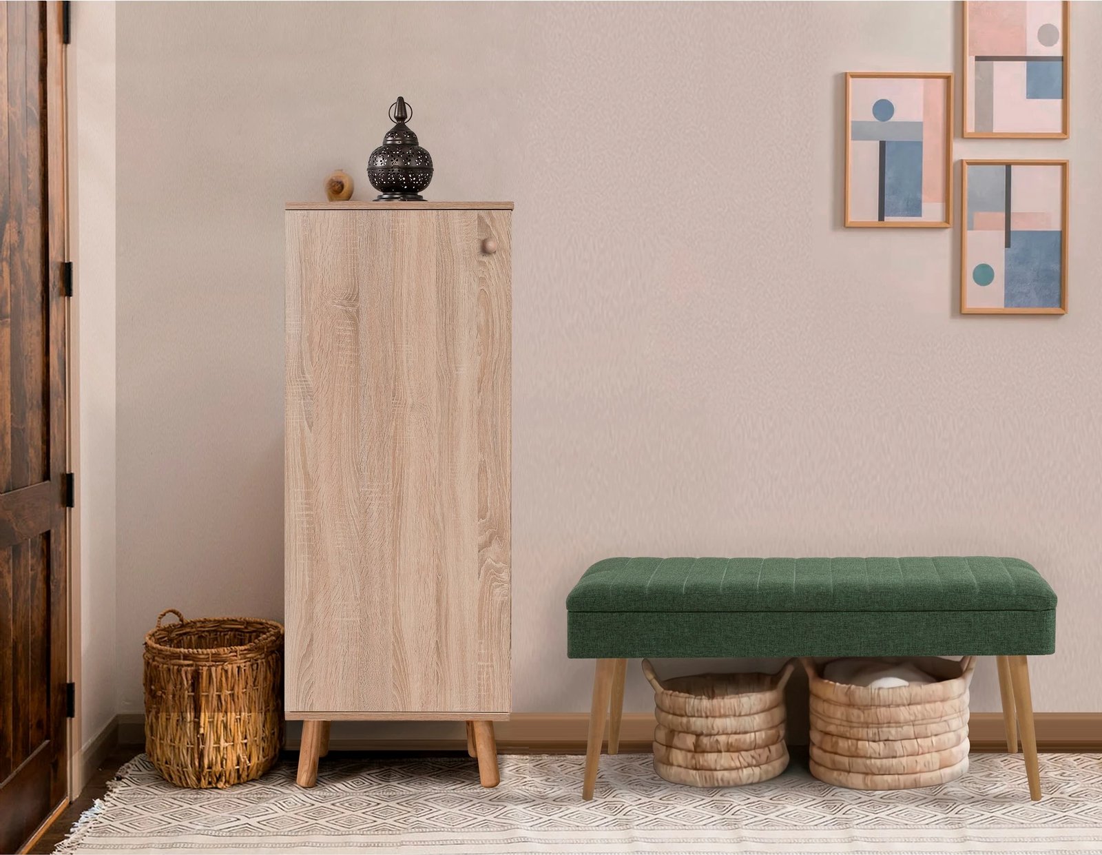 Set mobiljesh për korridor, Sonomo dhe e gjelbër, Skye Decor, 200-1070