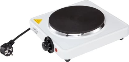 Sobë elektrike me një pllakë, Adler AD 6503, 1500W, pjatë 185 mm, rregullim 5-nivelësh, e bardhë