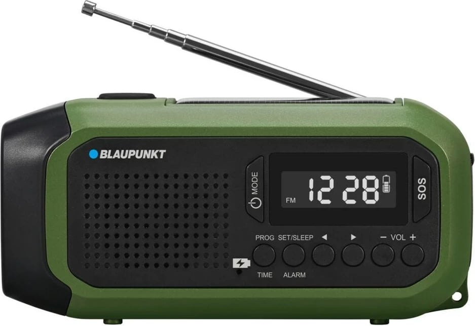 Radio portabile Blaupunkt ER20 me dritë, e gjelbër