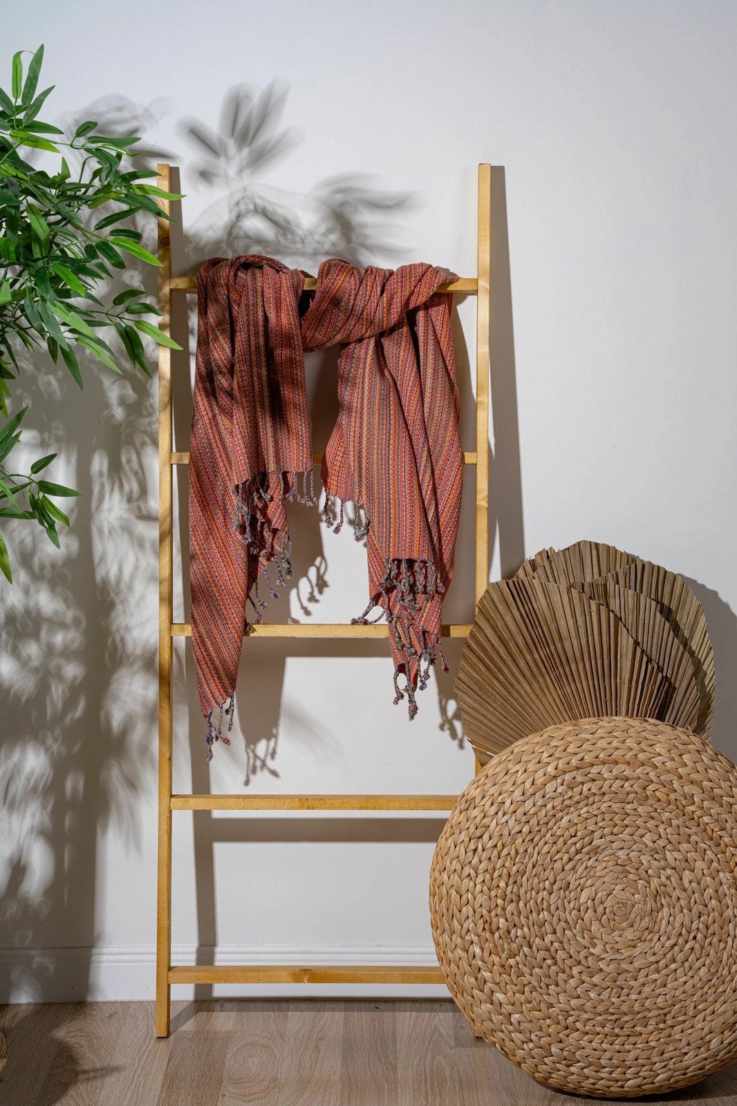 Peshqir plazhi Fouta, portokalli, Mijölnir, 90x175cm