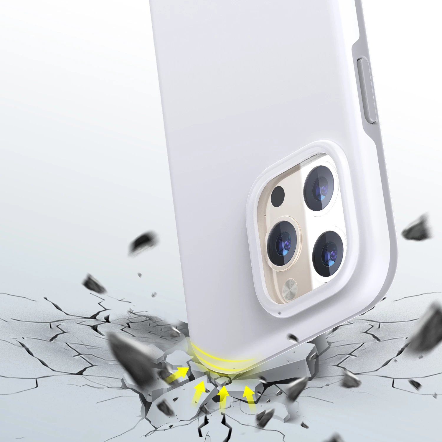 Mbështjellës Choetech PC0113-MFM-WH për iPhone 13 Pro, Made For MagSafe, i bardhë