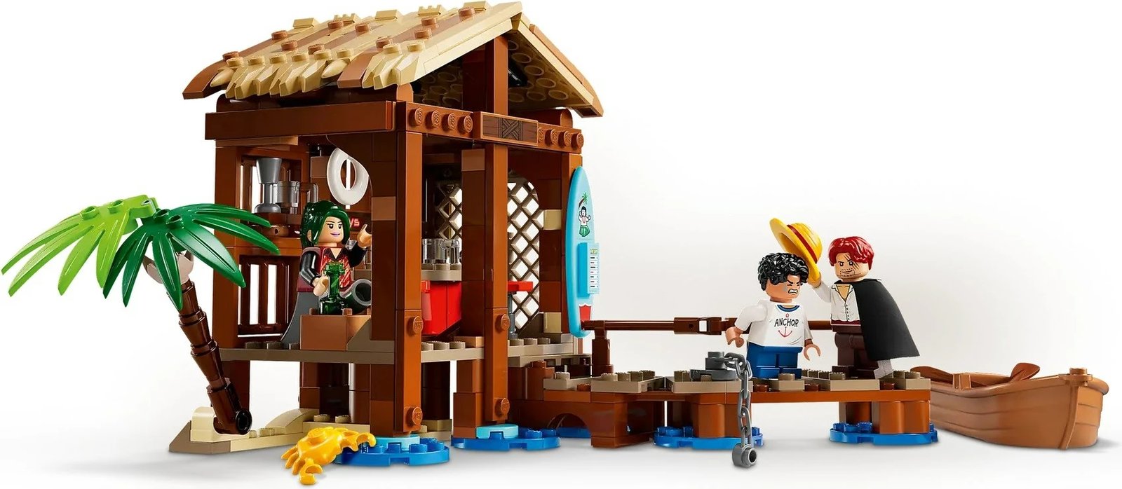 Set LEGO ONE PIECE 75636 Windmill Village Hut, 299 pjesë, me 3 minifigura