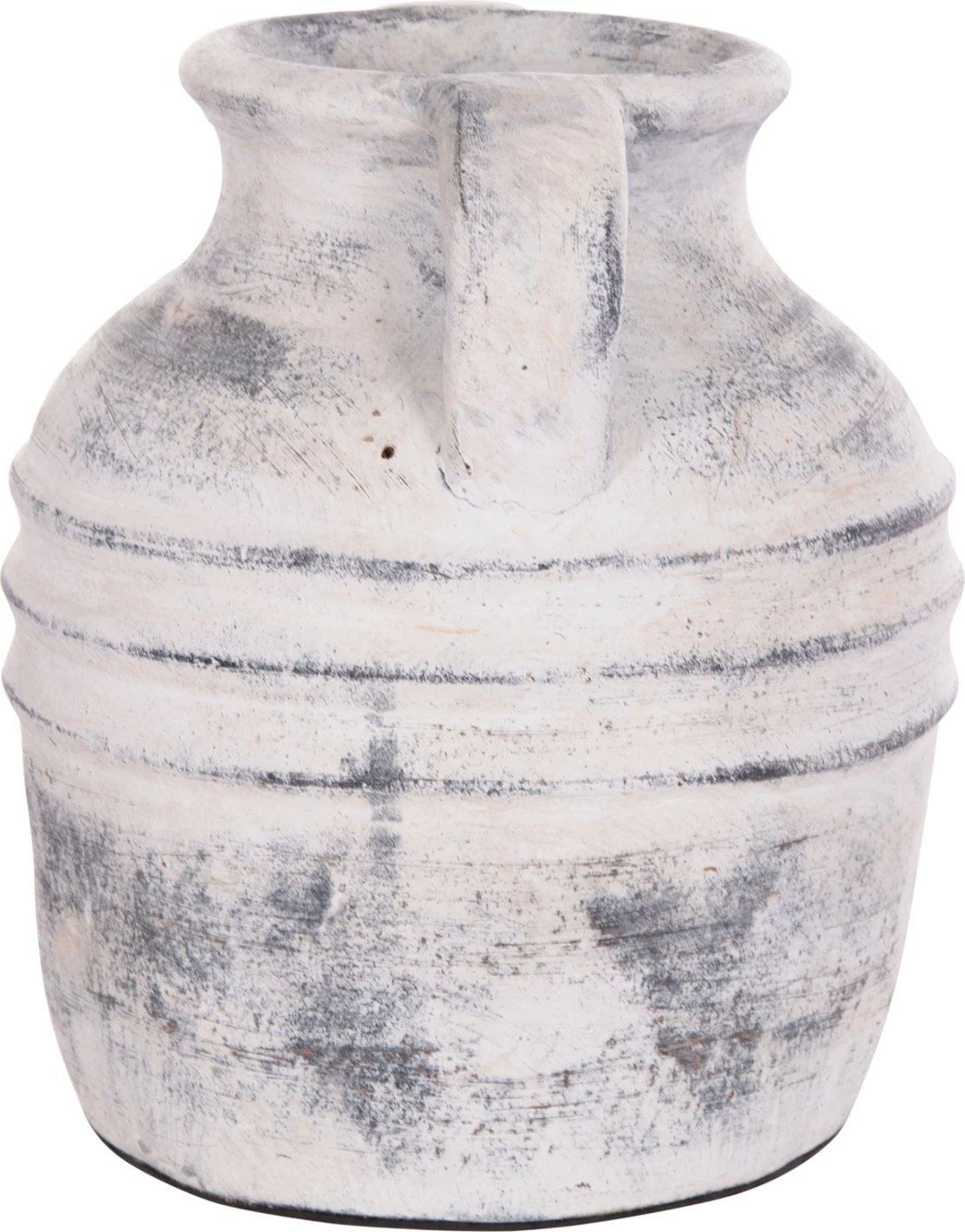 Vazo dekorative tavoline VERMO, terrakotë, ngjyrë gri e çelët, FH4398, 21x22cm Vazo dekorative tavoline VERMO, terrakotë, ngjyrë gri e çelët, FH4398, 21x22cm