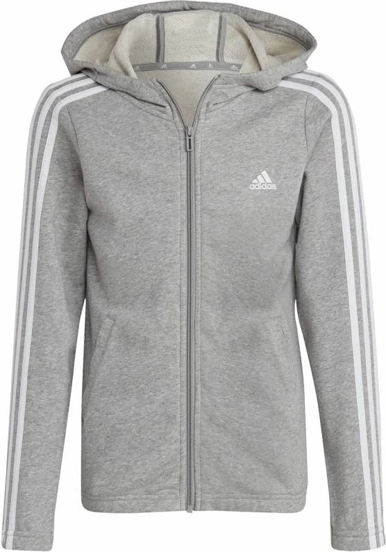 Duks me kapuç për fëmijë adidas, gri