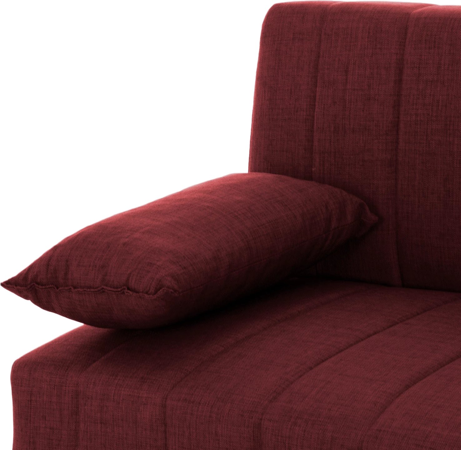 Sofa-shtrat, 3 vendesh, pëlhurë e kuqe, ANDRI FH3239.06
