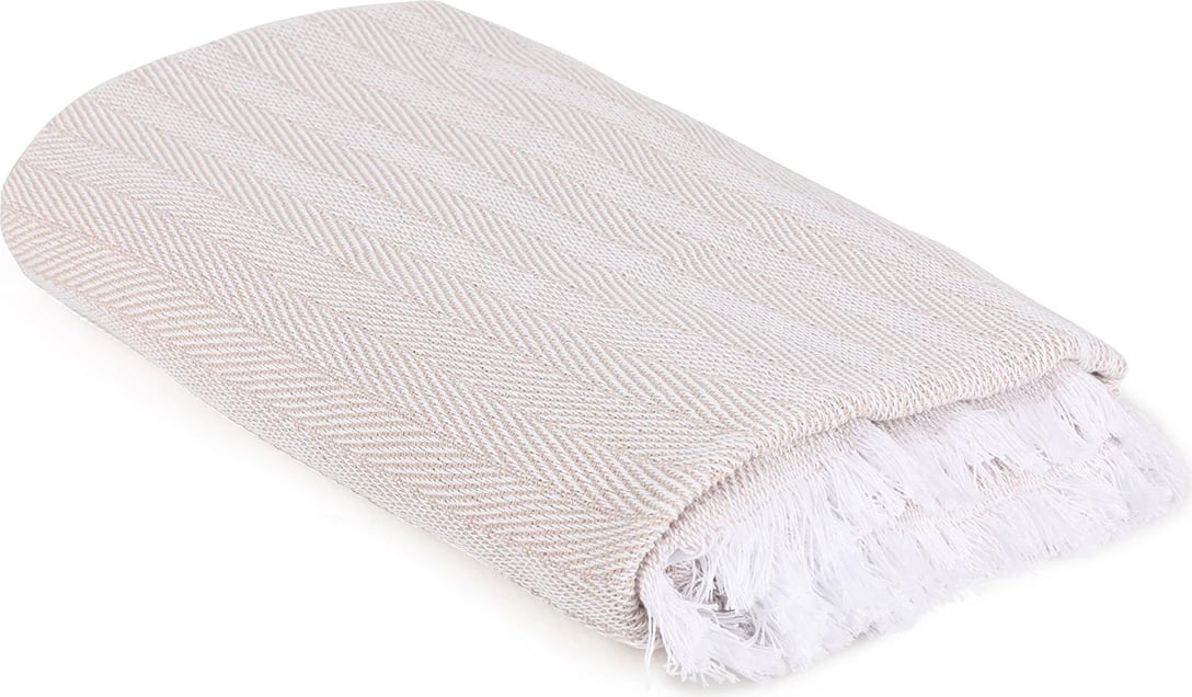 Mbulesë divani Milano, ngjyrë bezhë, L'essentiel