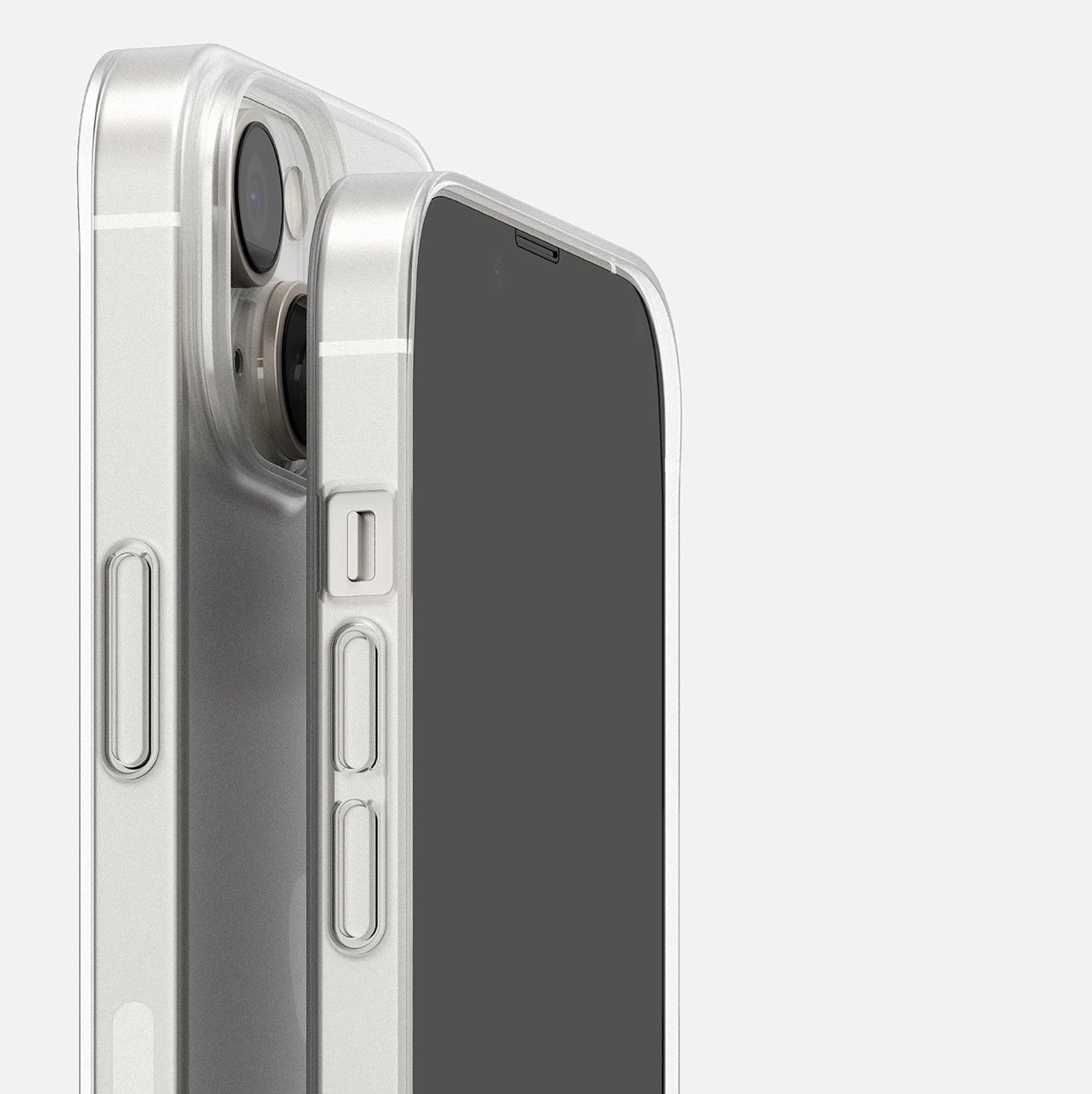 Mbështjellës Ringke Slim për iPhone 14 Plus, ultra i hollë, gjysmë-transparent