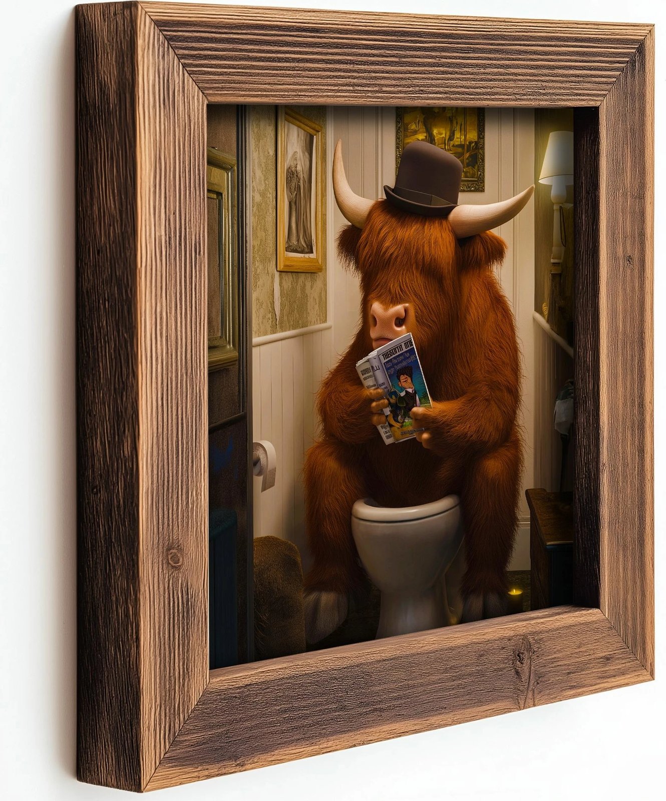 Pikturë dekorative me kornizë MDF, shumëngjyrëshe, Wallity, UKZM083