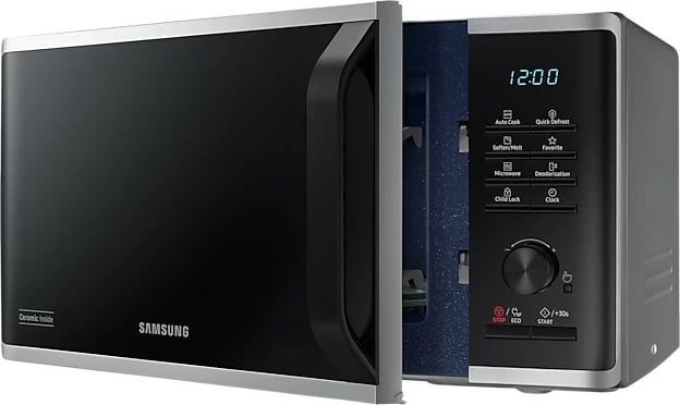 Mikrovalë Samsung MS23B3515AS, Solo, 23 L, 1150 W, LED, E zezë/Gri Mikrovalë Samsung MS23B3515AS, Solo, 23 L, 1150 W, LED, E zezë/Gri