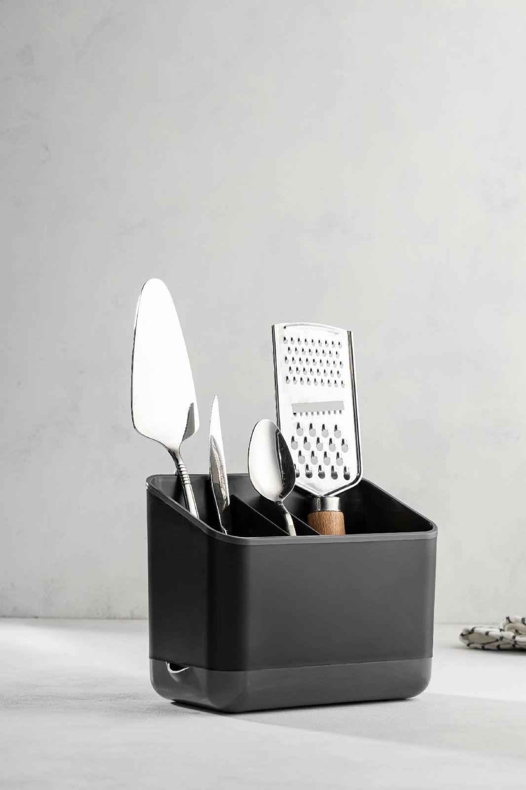 Set organizues plastik, anthracite, 2 copë, 16.5x10x14cm