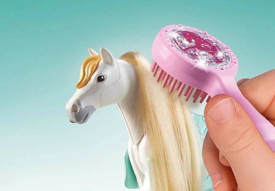 Set figurina Playmobil Horses of Waterfall 71354 me Isabella dhe kalin Lioness, 86 pjesë