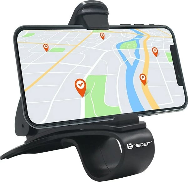 Mbajtës telefoni për makinë Tracer U18, për panel, i zi Mbajtës telefoni për makinë Tracer U18, për panel, i zi