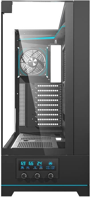 Kasë Darkflash DY450L PRO, ATX Mid Tower, 1 ventilator, e zezë