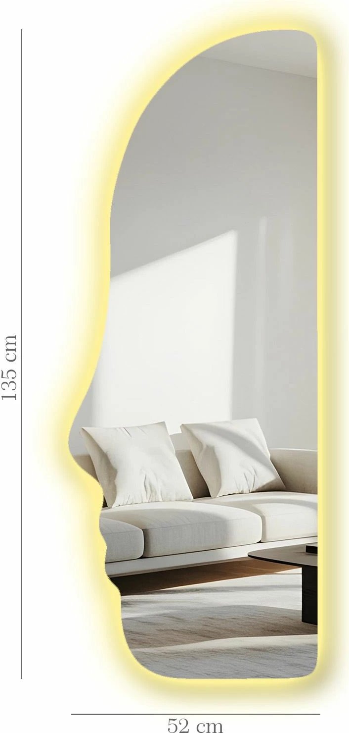 Pasqyrë me ndriçim LED, Skye Decor, 52135Ledayna-008