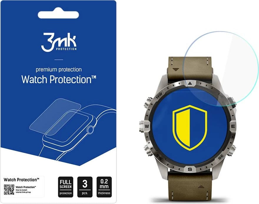 Xham mbrojtës për smartwatch 3mk Protection Watch Protection, për Garmin MARQ Gen 2, 3 copë