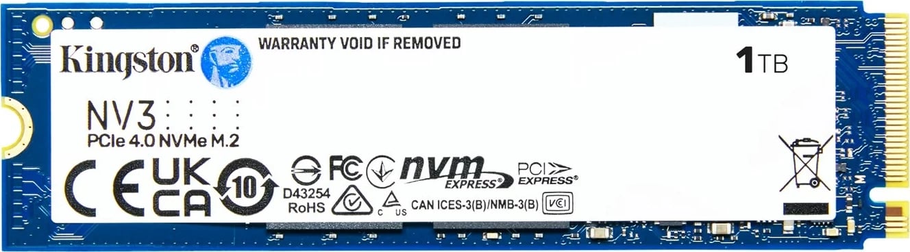 SSD Kingston NV3 1000G M.2 2280, 1TB