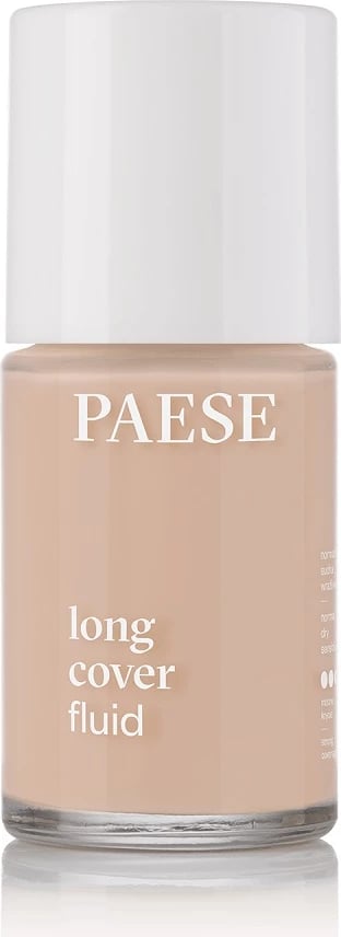 Fondatinë Paese Long Cover Fluid Full Coverage 02 Natural për femra 30ml