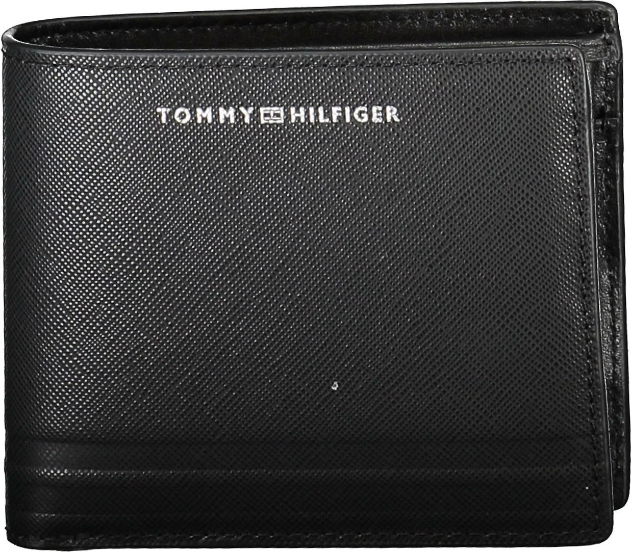 Portofol për meshkuj TOMMY HILFIGER, i zi