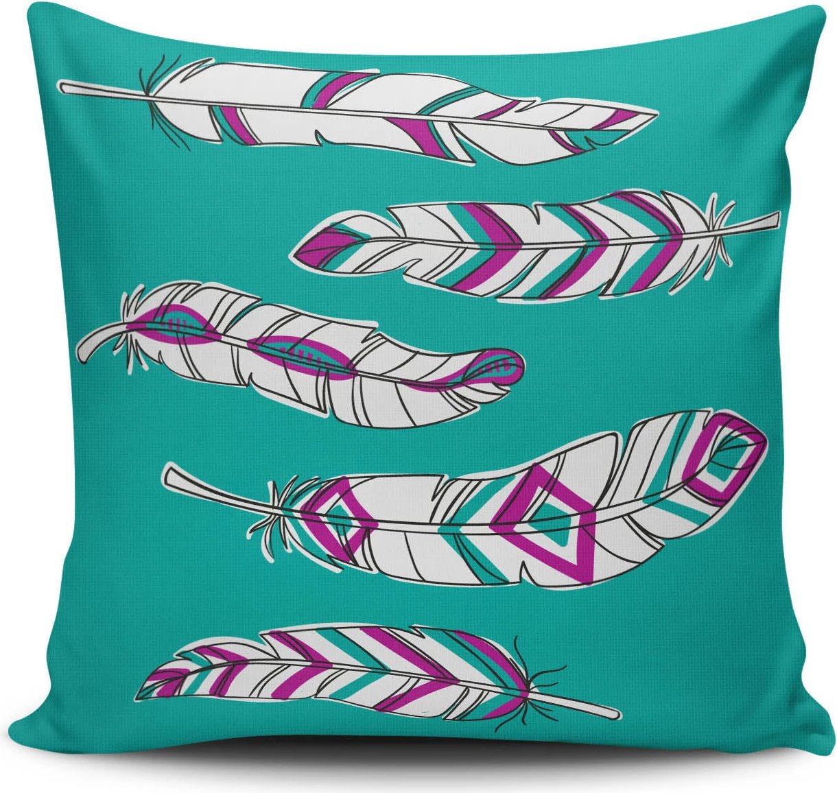 Jastëkë mbulesë Aberto Design, NKLF-194, shumëngjyrëshe, 43x43cm