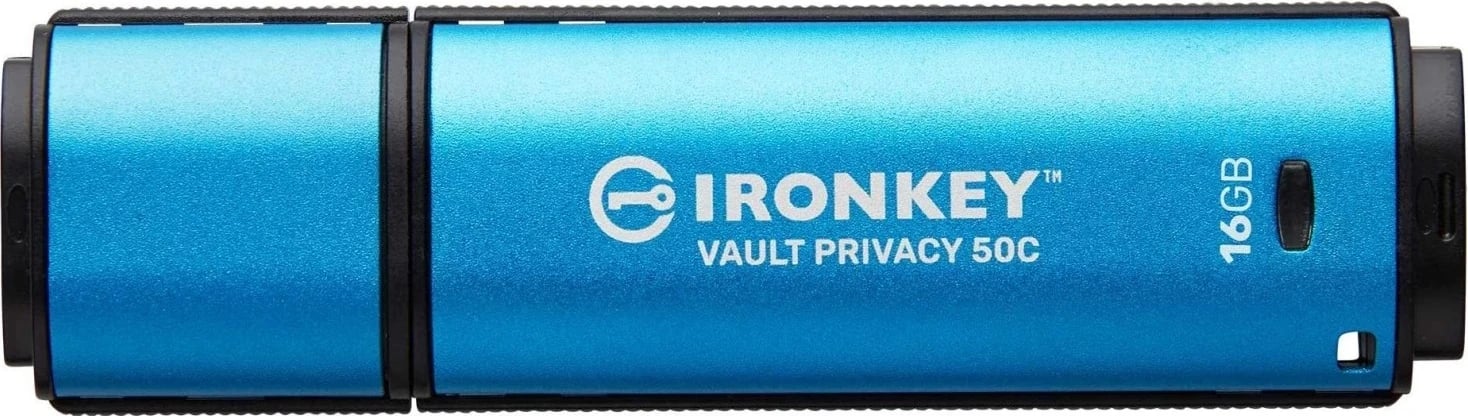 USB Kingston IronKey Vault Privacy 50C, 16GB, blu