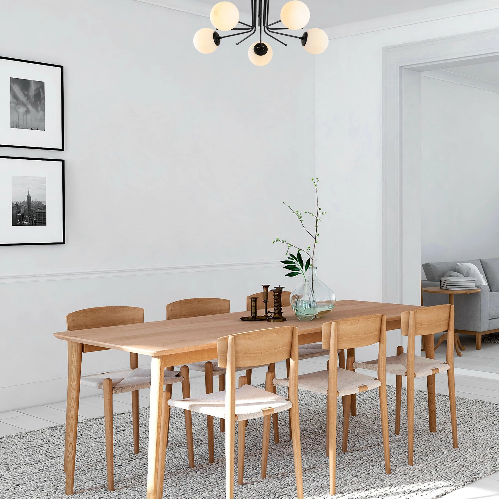 Llambë tavani Opviq Daisy-147-AV2, industriale, e zezë