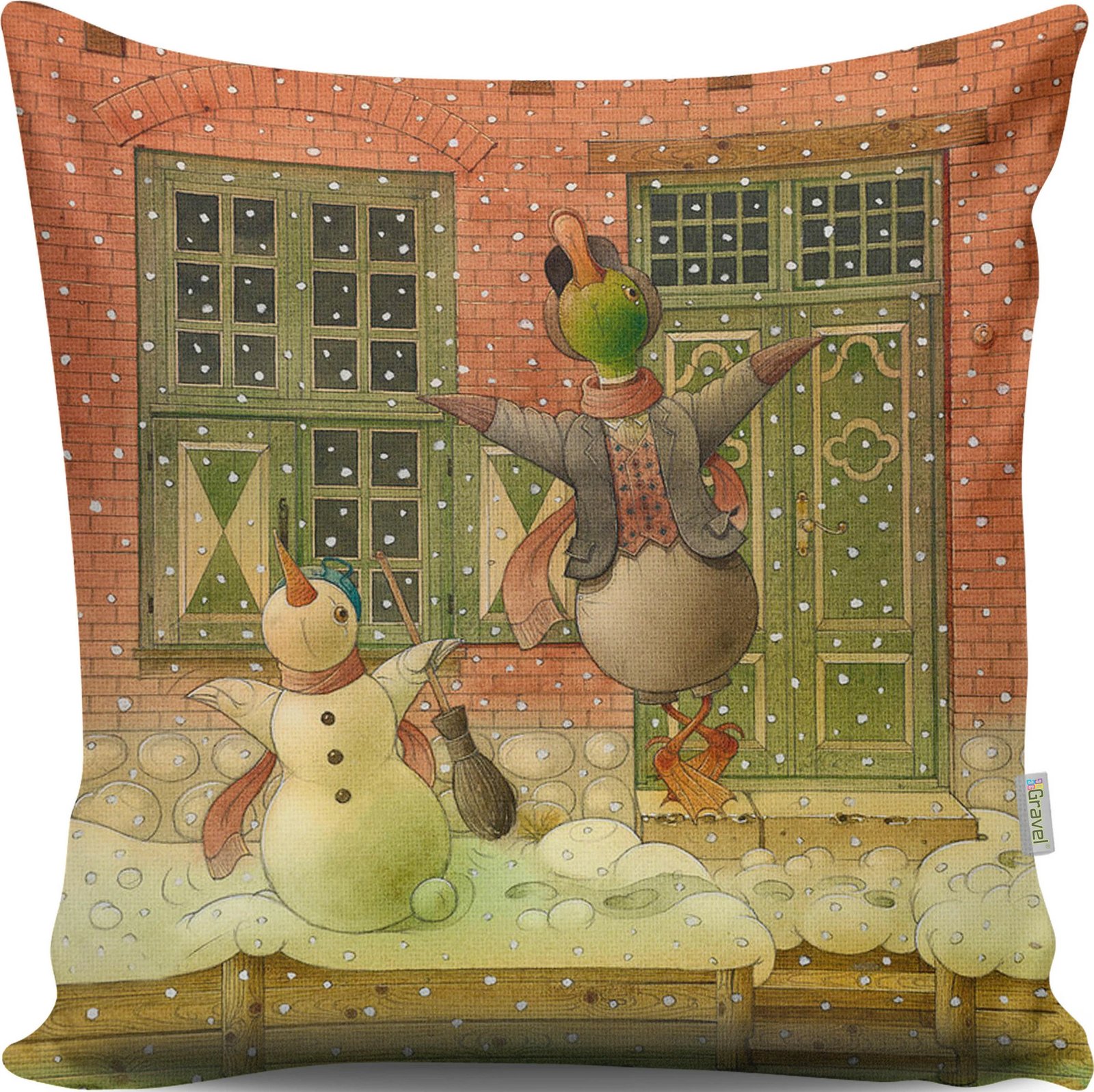 Jastëk Evila Originals, shumëngjyrësh, A13019, 43x43cm